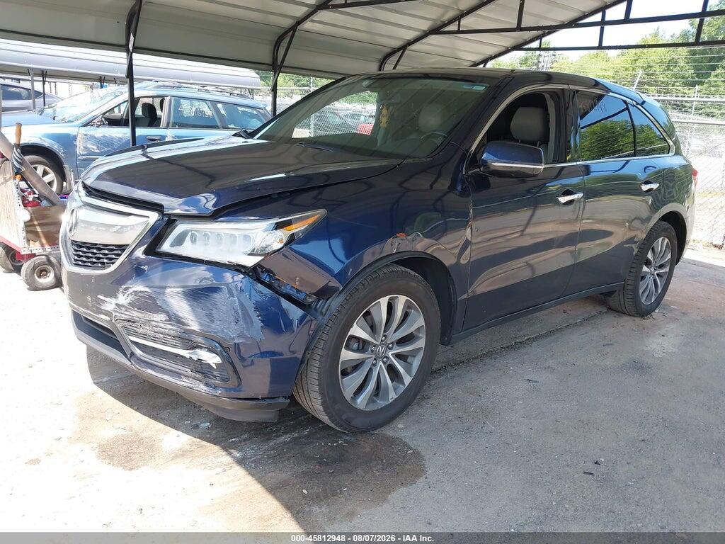 5FRYD4H44EB048534 2014 ACURA MDX photo no. 2