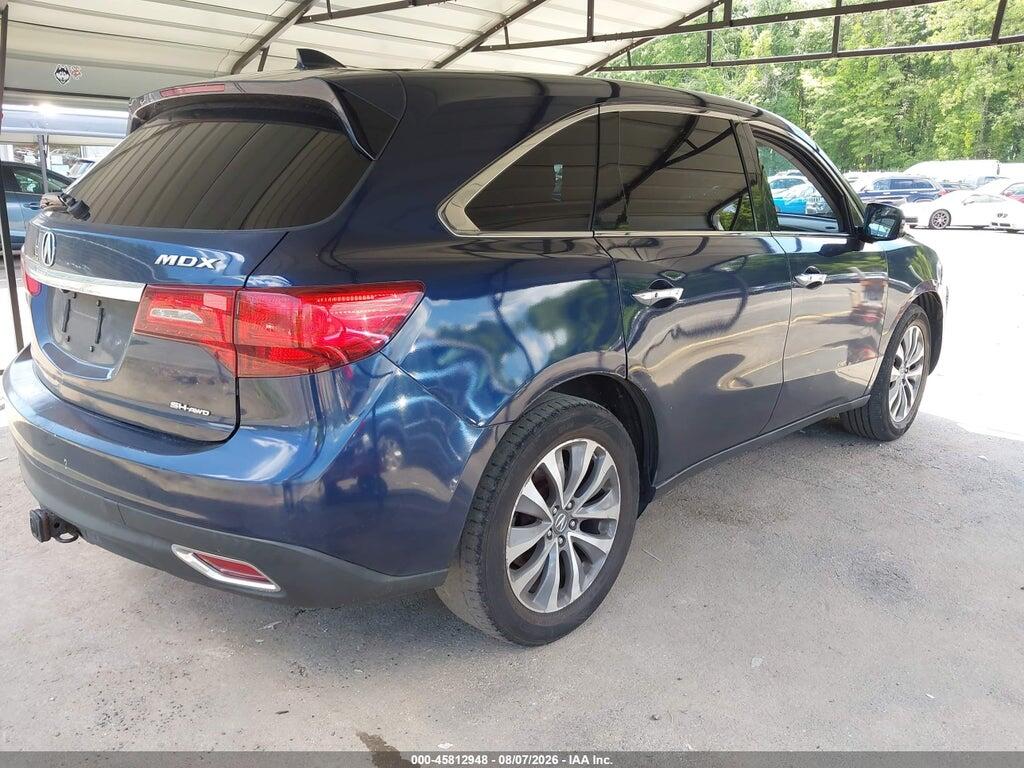 5FRYD4H44EB048534 2014 ACURA MDX photo no. 4
