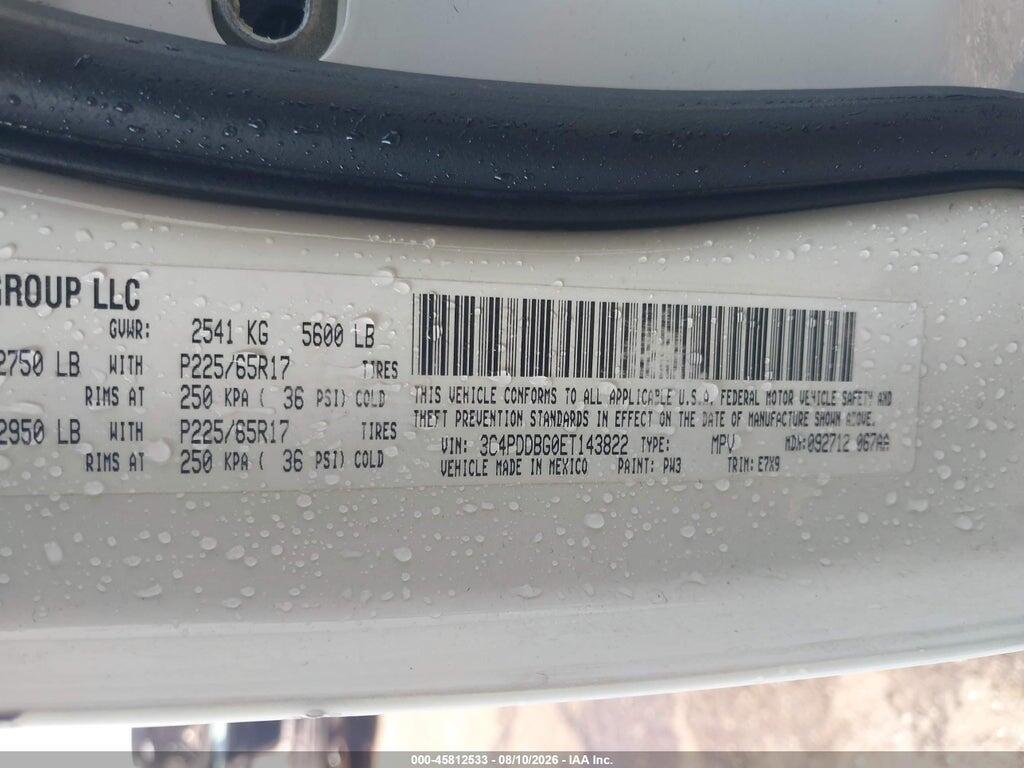3C4PDDBG0ET143822 2014 DODGE JOURNEY photo no. 9