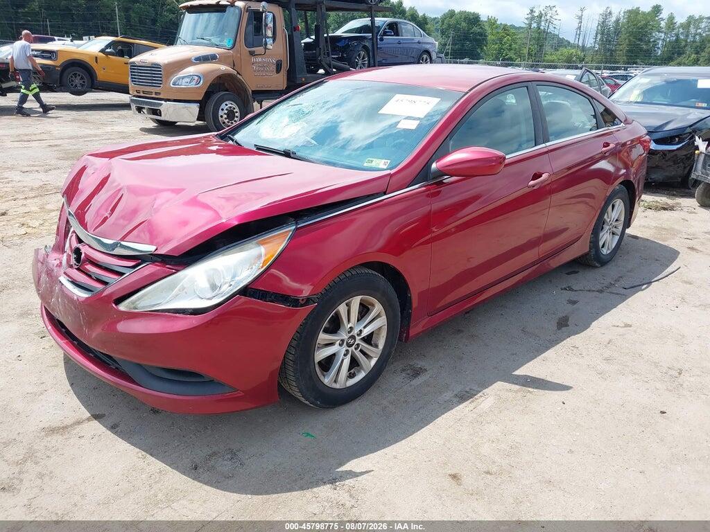 5NPEB4AC4EH861093 2014 HYUNDAI SONATA photo no. 2