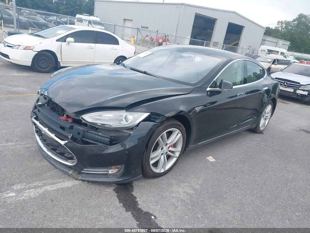 5YJSA1H19EFP40390 2014 TESLA MODEL S photo no. 2