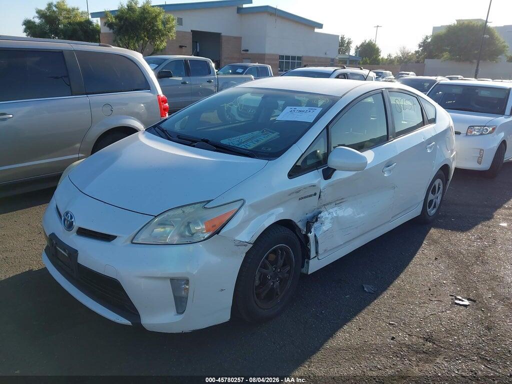 JTDKN3DU3E0390169 2014 TOYOTA PRIUS photo no. 2