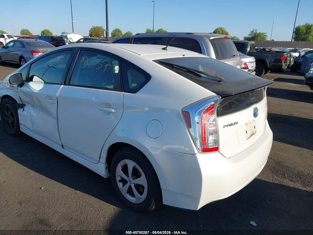 JTDKN3DU3E0390169 2014 TOYOTA PRIUS photo no. 3