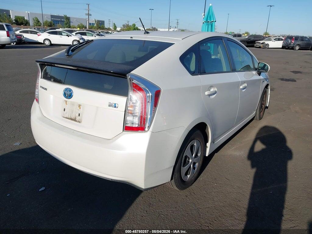 JTDKN3DU3E0390169 2014 TOYOTA PRIUS photo no. 4