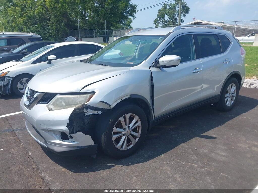 KNMAT2MT3FP517126 2015 NISSAN ROGUE photo no. 2