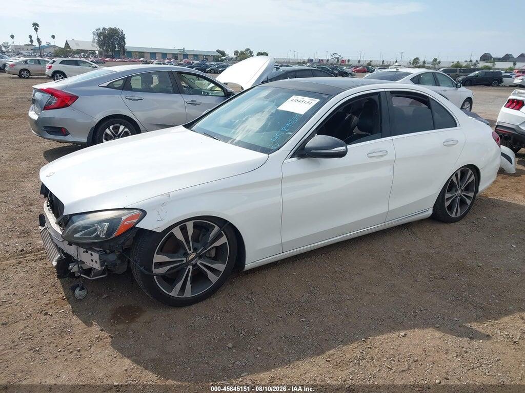 55SWF4KB4FU021697 2015 MERCEDES-BENZ C 300 photo no. 2