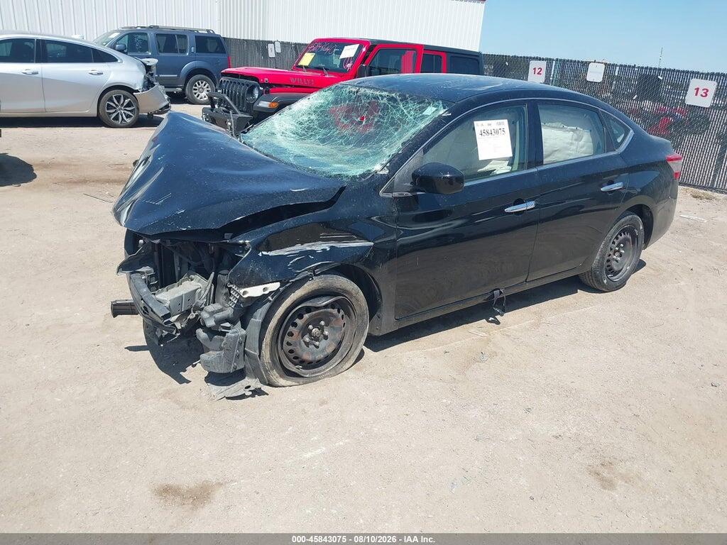 3N1AB7AP5FL659368 2015 NISSAN SENTRA photo no. 2