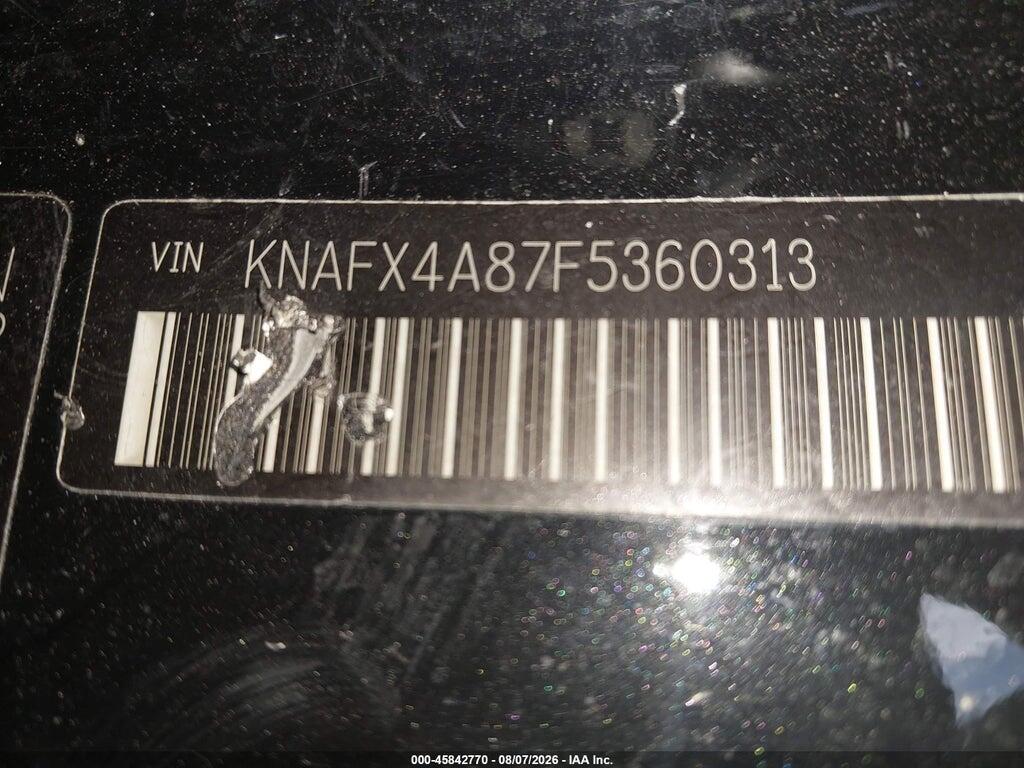 KNAFX4A87F5360313 2015 KIA FORTE photo no. 9