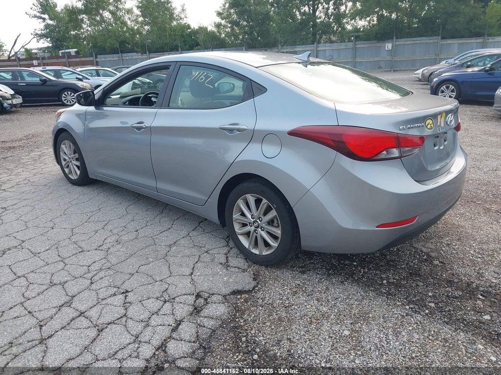 5NPDH4AE7FH551629 2015 HYUNDAI ELANTRA photo no. 3