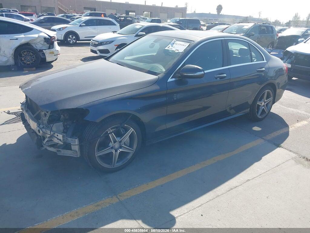 55SWF4KB3FU001022 2015 MERCEDES-BENZ C 300 photo no. 2