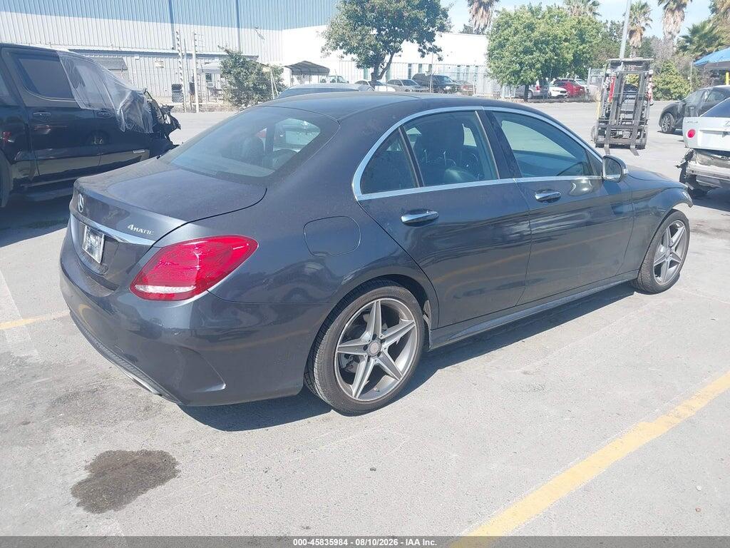 55SWF4KB3FU001022 2015 MERCEDES-BENZ C 300 photo no. 4