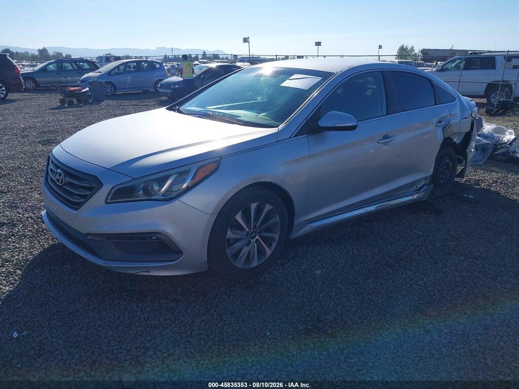 5NPE34AFXFH022736 2015 HYUNDAI SONATA photo no. 2