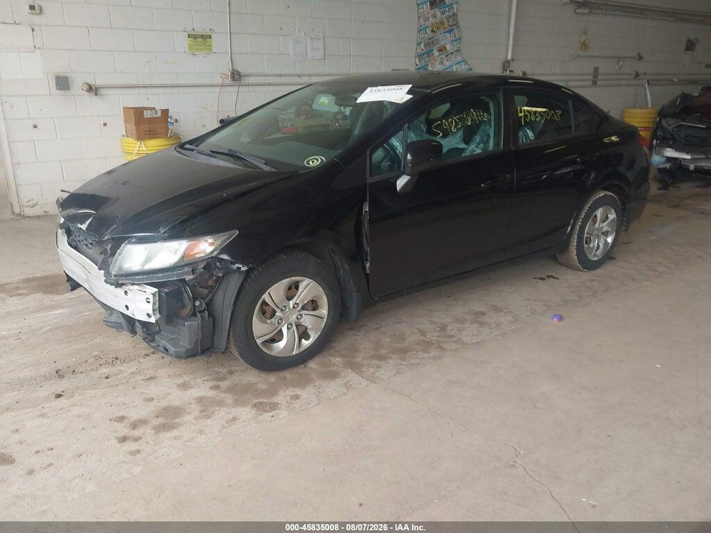 19XFB2F52FE017305 2015 HONDA CIVIC photo no. 2
