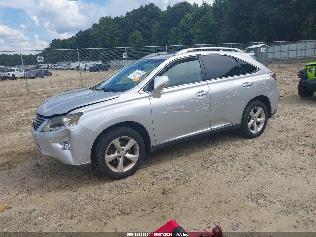 2T2BK1BA7FC300160 2015 LEXUS RX 350 photo no. 2