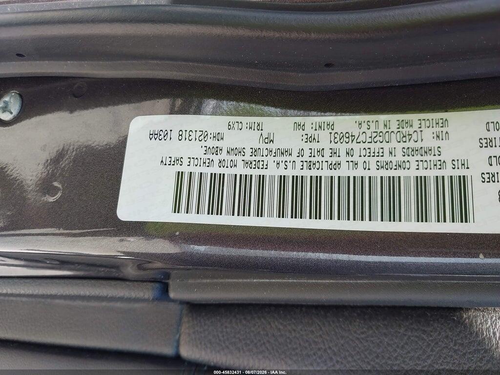 1C4RDJDG2FC746031 2015 DODGE DURANGO photo no. 9