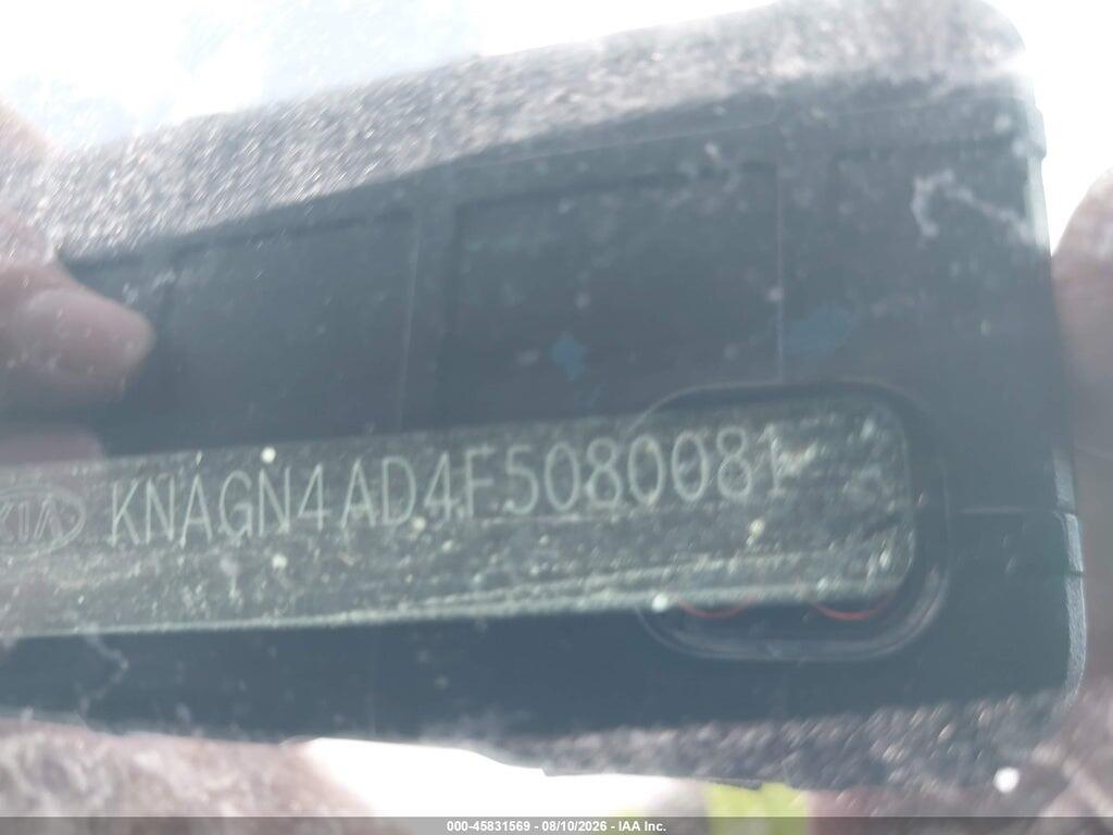KNAGN4AD4F5080081 2015 KIA OPTIMA HYBRID photo no. 9
