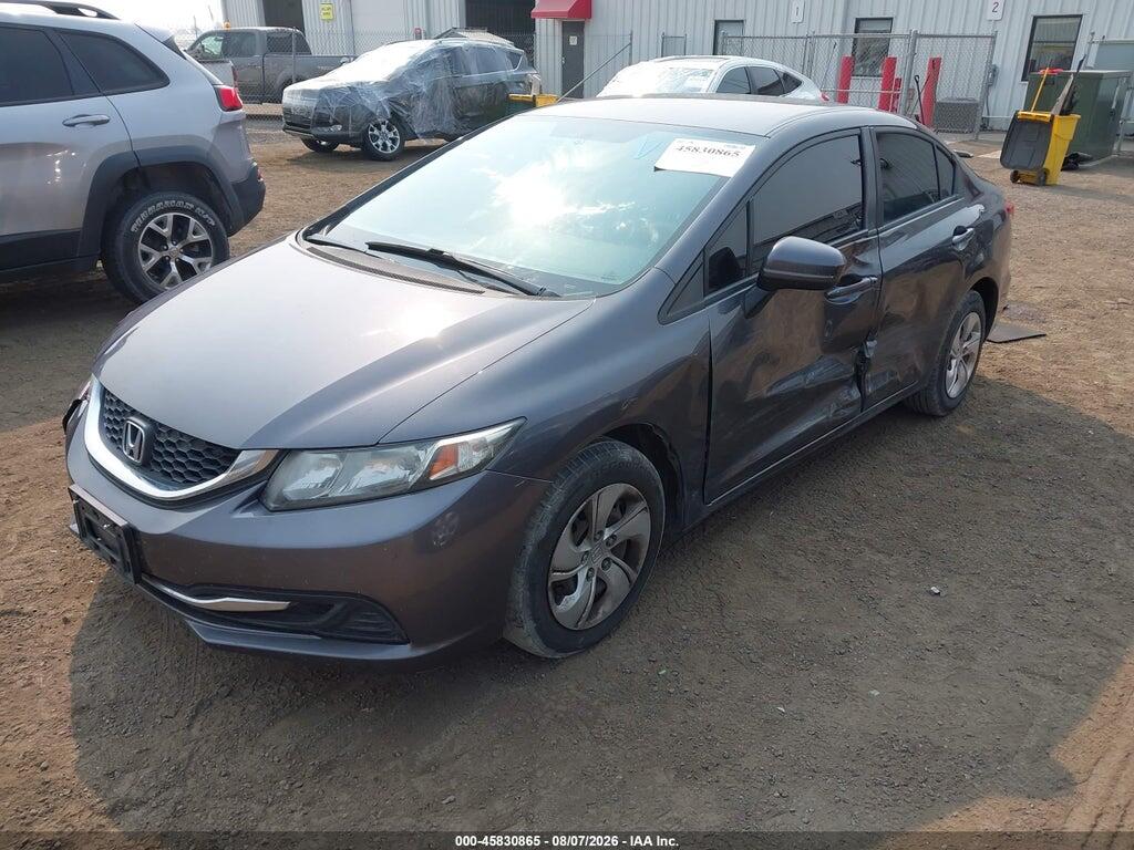 2HGFB2F58FH563161 2015 HONDA CIVIC photo no. 2