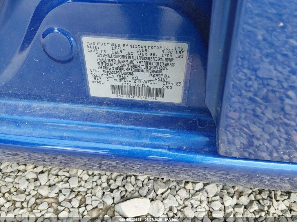 3N1CE2CP3FL405366 2015 NISSAN VERSA NOTE photo no. 9