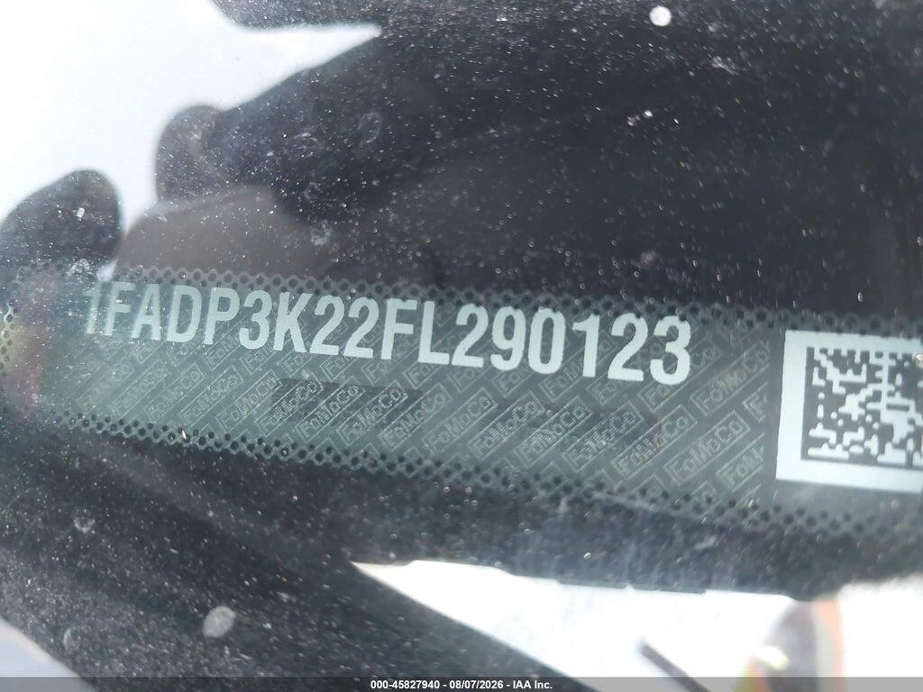 1FADP3K22FL290123 2015 FORD FOCUS photo no. 9