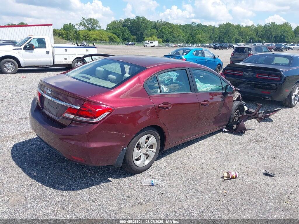 19XFB2F50FE117676 2015 HONDA CIVIC photo no. 4
