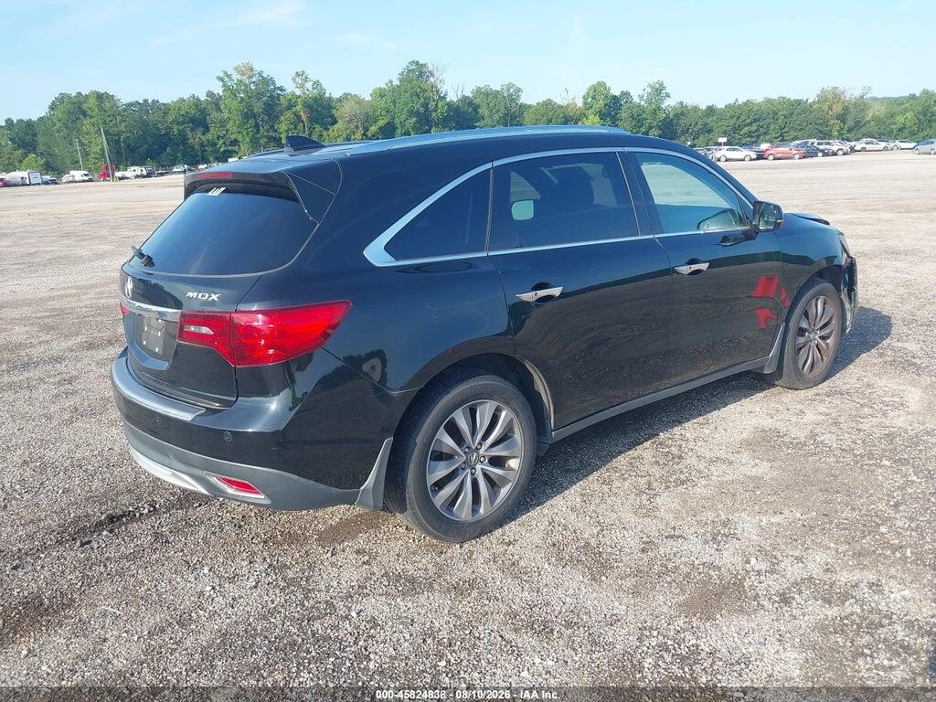 5FRYD3H87FB013453 2015 ACURA MDX photo no. 4