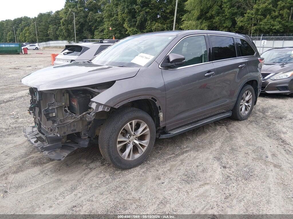 5TDZKRFH8FS063002 2015 TOYOTA HIGHLANDER photo no. 2