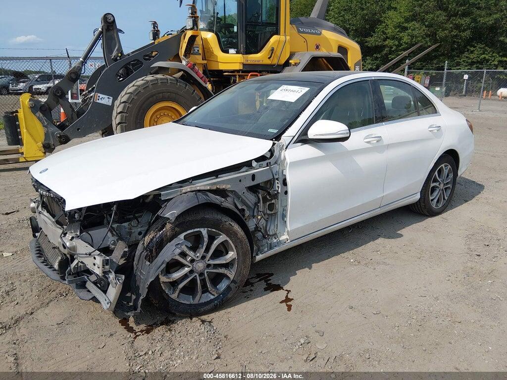 55SWF4KB2FU016367 2015 MERCEDES-BENZ C 300 photo no. 2