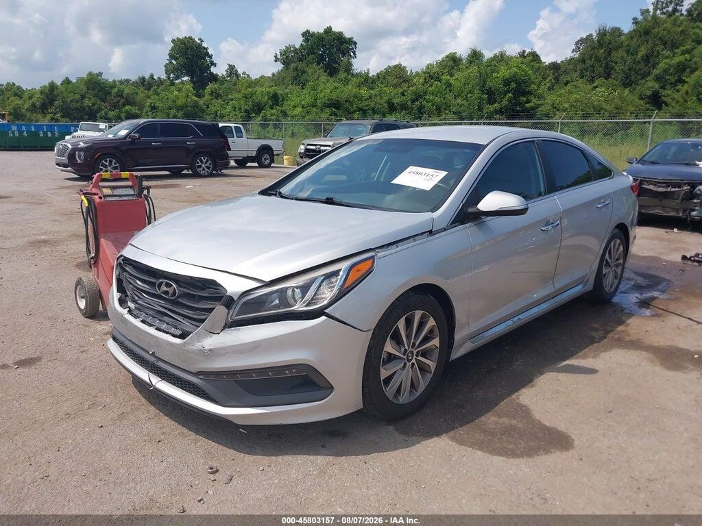 5NPE34AF2FH075687 2015 HYUNDAI SONATA photo no. 2