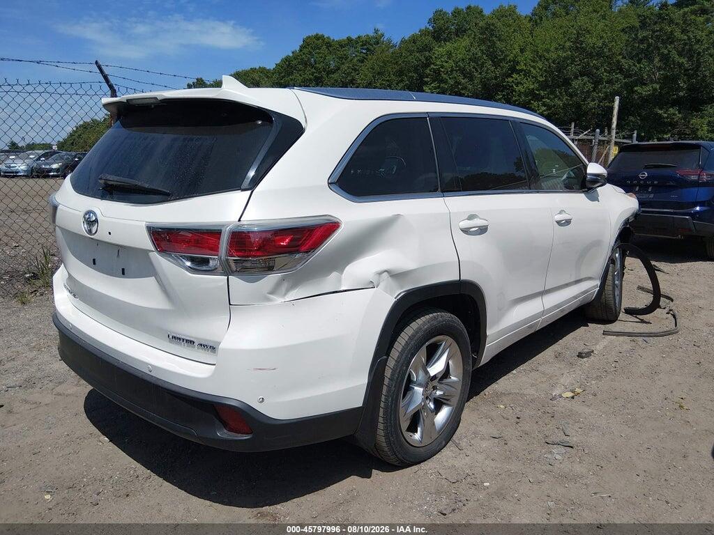 5TDDKRFH1FS142683 2015 TOYOTA HIGHLANDER photo no. 4