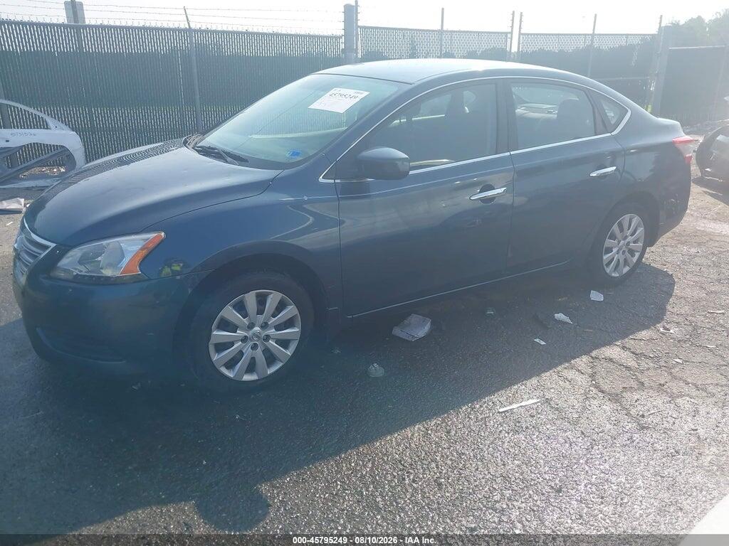 3N1AB7APXFL694438 2015 NISSAN SENTRA photo no. 2