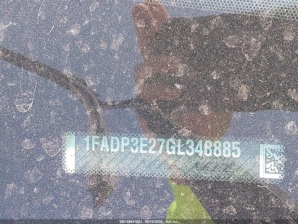 1FADP3E27GL348885 2016 FORD FOCUS photo no. 9