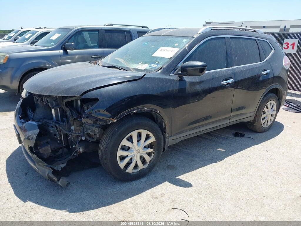 KNMAT2MT4GP637356 2016 NISSAN ROGUE photo no. 2