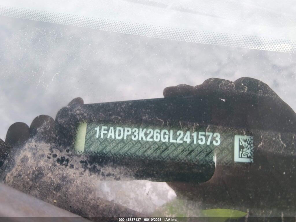1FADP3K26GL241573 2016 FORD FOCUS photo no. 9
