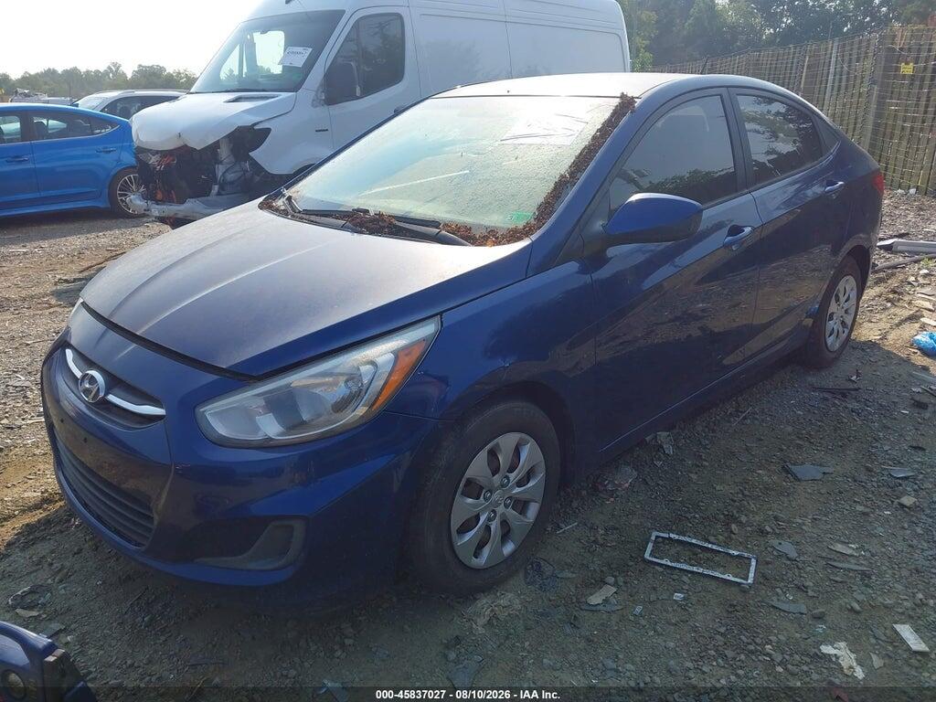 KMHCT4AE5GU004873 2016 HYUNDAI ACCENT photo no. 2
