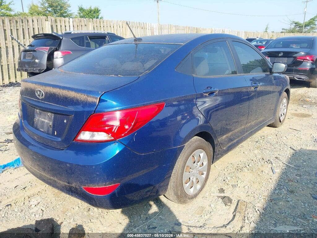 KMHCT4AE5GU004873 2016 HYUNDAI ACCENT photo no. 4