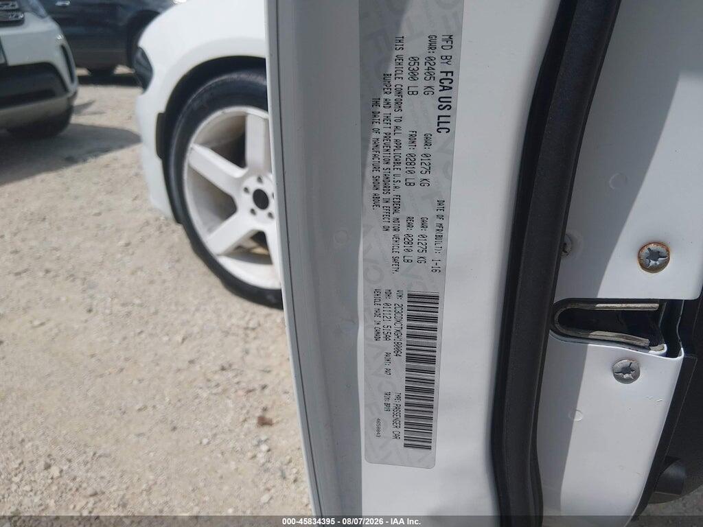 2C3CDXCTXGH180064 2016 DODGE CHARGER photo no. 9