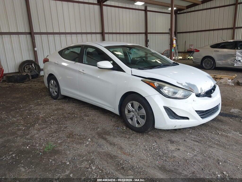 5NPDH4AE0GH716048 2016 HYUNDAI ELANTRA photo no. 1