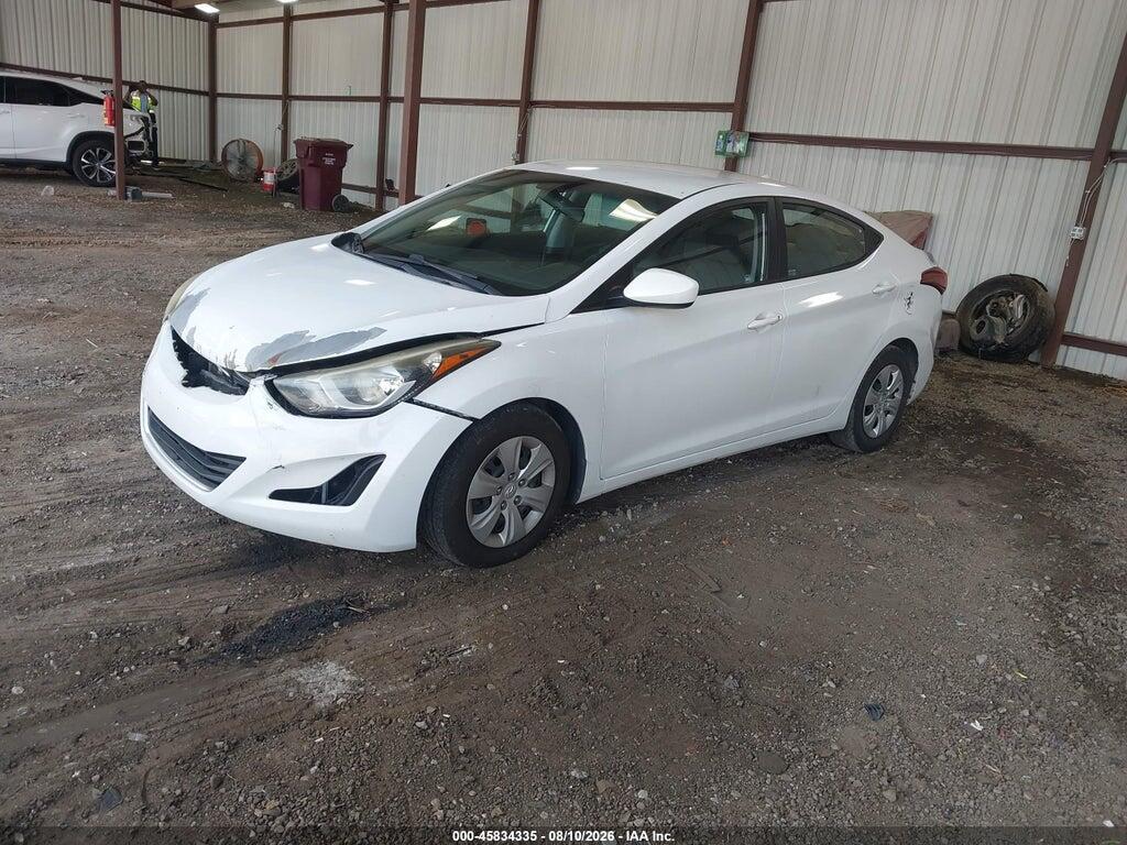 5NPDH4AE0GH716048 2016 HYUNDAI ELANTRA photo no. 2