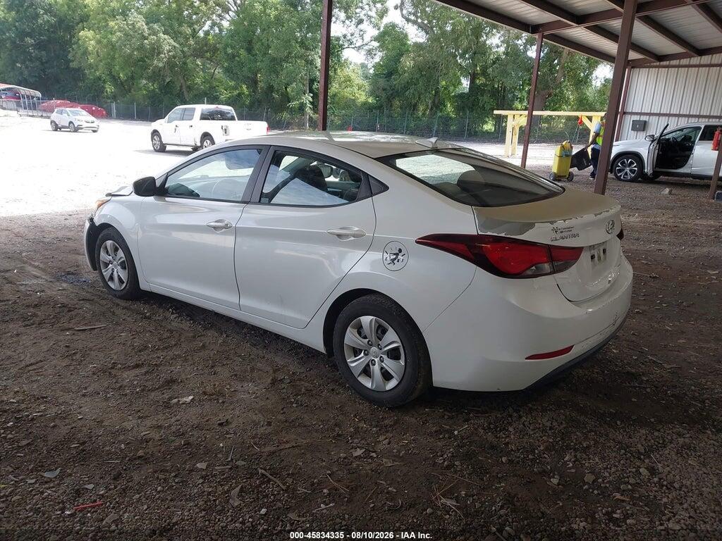 5NPDH4AE0GH716048 2016 HYUNDAI ELANTRA photo no. 3