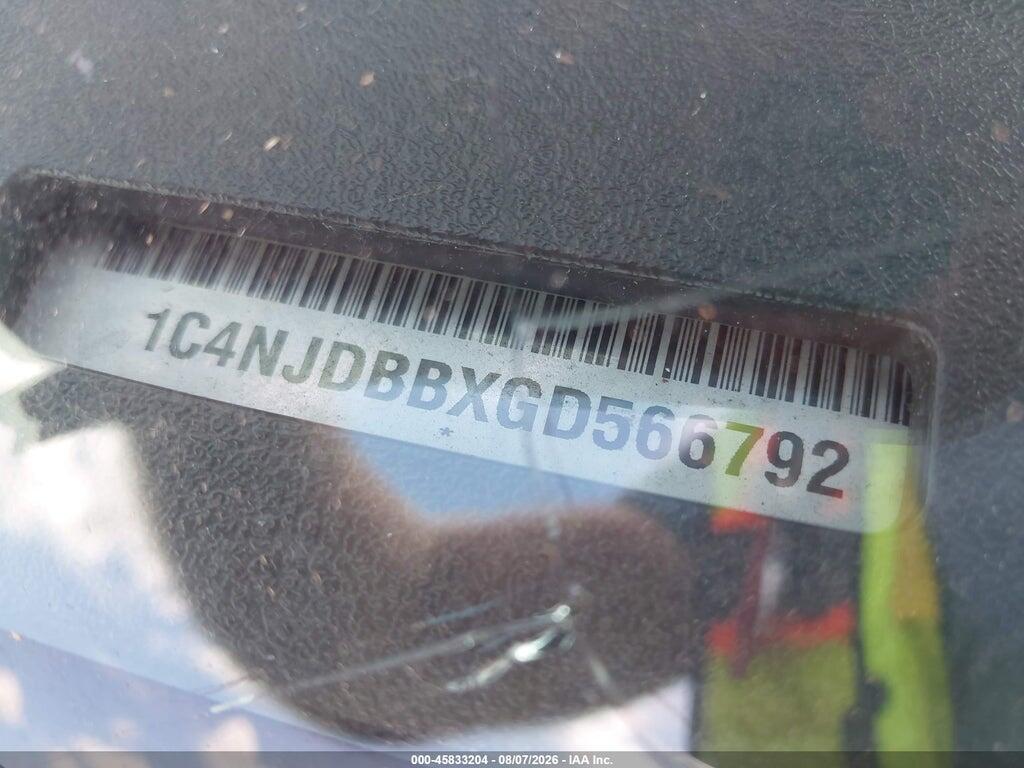 1C4NJDBBXGD566792 2016 JEEP COMPASS photo no. 9
