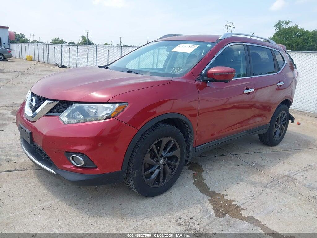 KNMAT2MT4GP734184 2016 NISSAN ROGUE photo no. 2