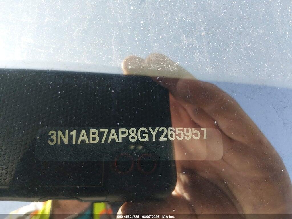 3N1AB7AP8GY265951 2016 NISSAN SENTRA photo no. 9