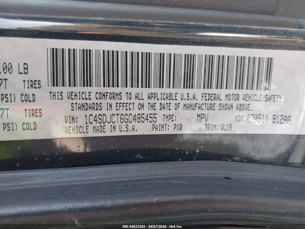 1C4SDJCT6GC485455 2016 DODGE DURANGO photo no. 9