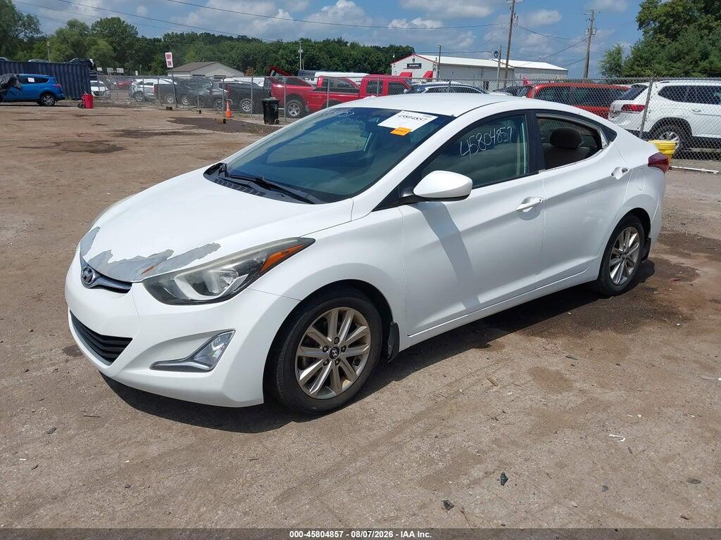 5NPDH4AE0GH681785 2016 HYUNDAI ELANTRA photo no. 2