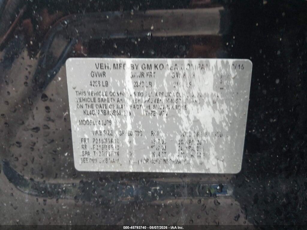 KL4CJASBXGB542276 2016 BUICK ENCORE photo no. 8