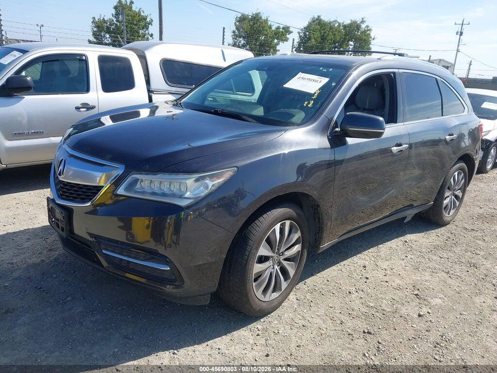 5FRYD4H45GB054488 2016 ACURA MDX photo no. 2
