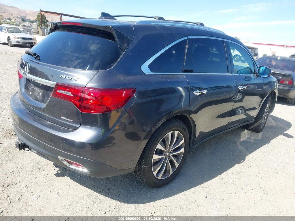 5FRYD4H45GB054488 2016 ACURA MDX photo no. 4