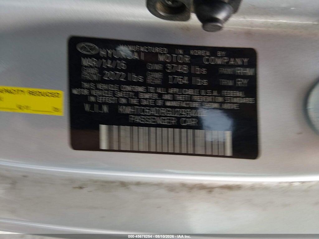 KMHTC6AD8GU293444 2016 HYUNDAI VELOSTER photo no. 9