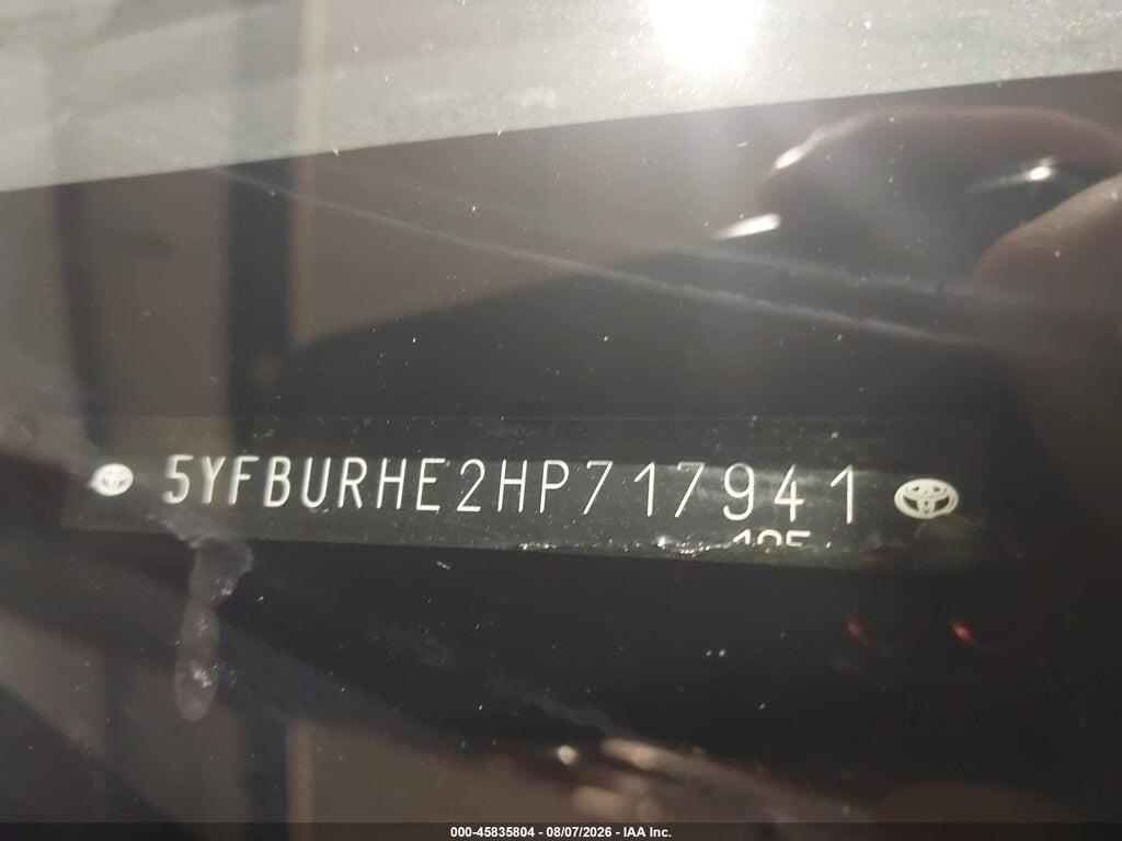 5YFBURHE2HP717941 2017 TOYOTA COROLLA photo no. 9