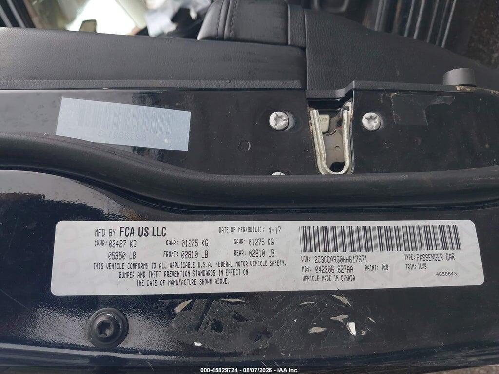 2C3CCARG0HH617971 2017 CHRYSLER 300 photo no. 9